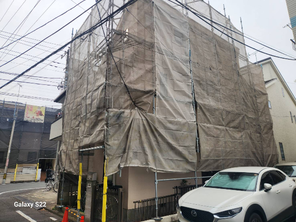 足場組立・高圧洗浄